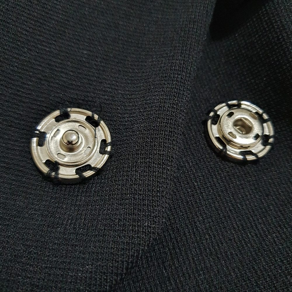 Zaket & Plover Black Knit Jacket Size XL - Picture 7 of 8